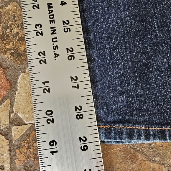 Lauren Jeans Co. Ralph Lauren Womens Straight Leg Dark Wash Denim Jeans Size 4 - Picture 12 of 14